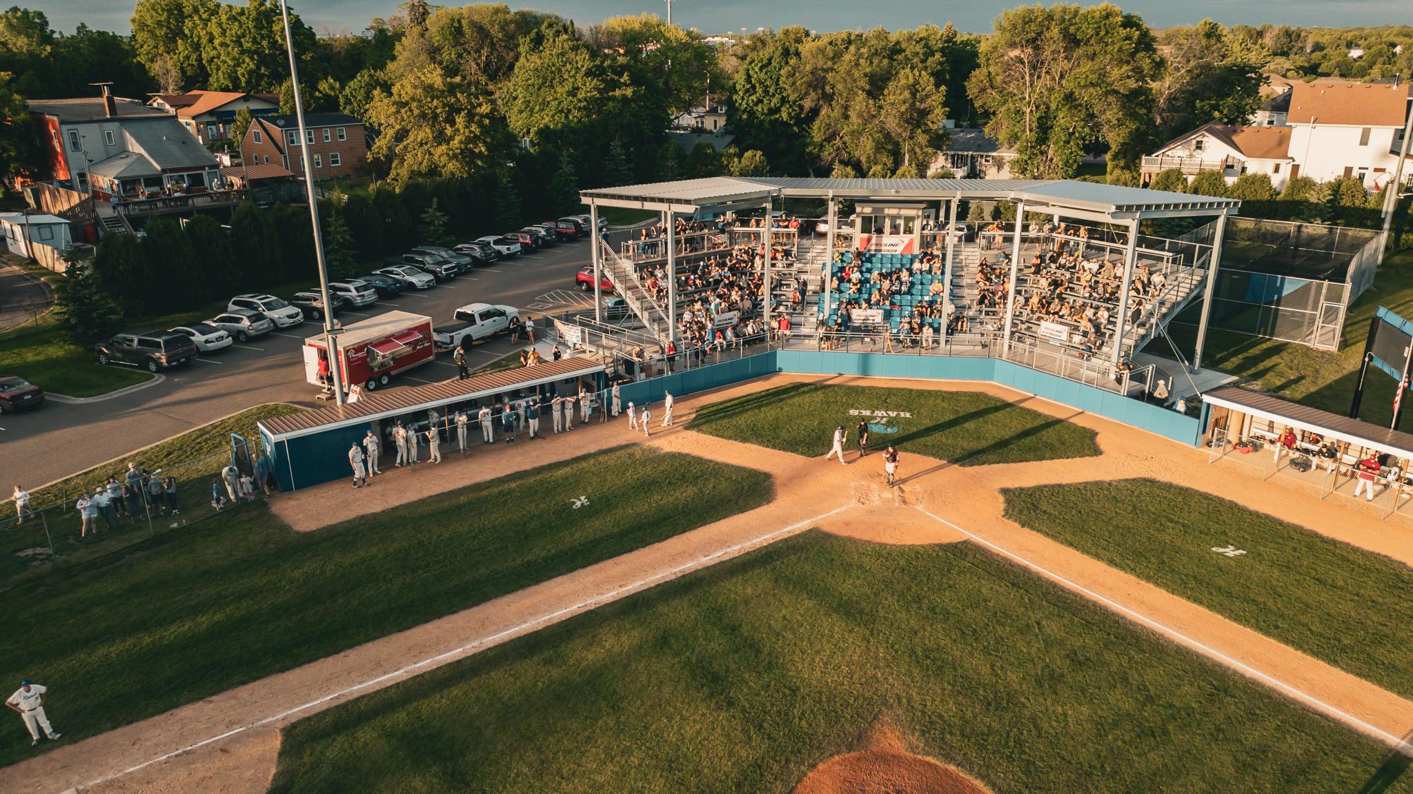 Grandstand unveiled at Fortin Field